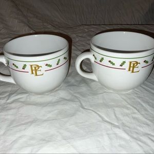 Polar Express Movie Hot Chocolate Mugs by TM & Warner RARE! From Movie 🎥 Scene